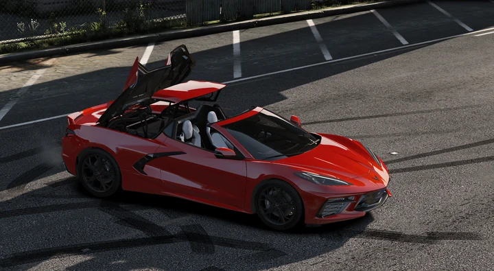 Chevrolet Corvette Convertible 2020 [Анимированная крыша | Add-On]