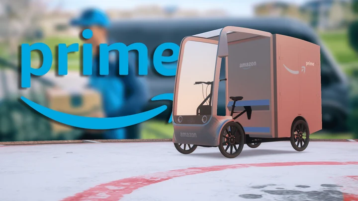 Электрический транспорт доставки Amazon EAV [Add-On / FiveM]