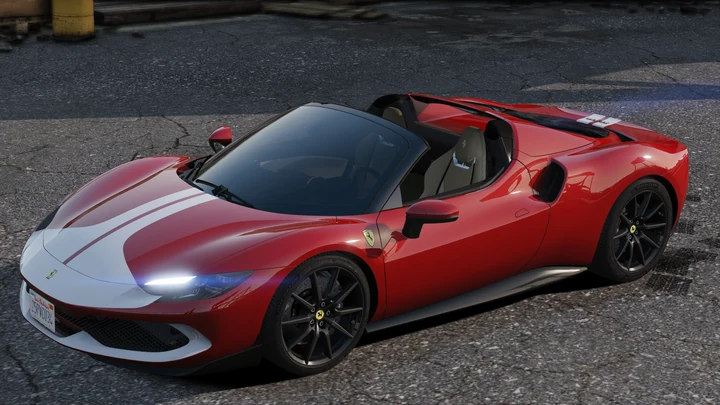 Ferrari 296 GTS 2023 [Add-On | Анимированная крыша]