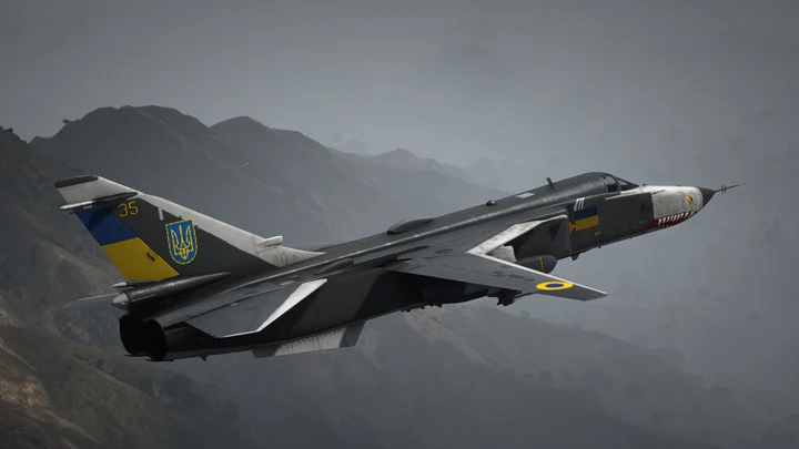 Су-24М Fencer-D ВВС Украины [Add-On | VehFuncs V]