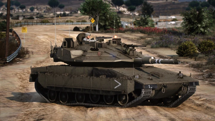 Merkava Mk.4M Windbreaker Израиля [Add-On]
