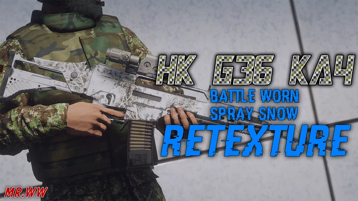 Снежный ретекстур HK G36 KA4