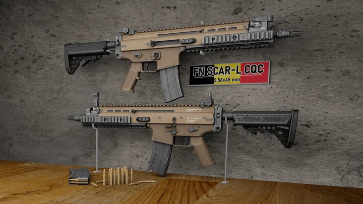 FN SCAR-L CQC из Ready or Not [2 версии]