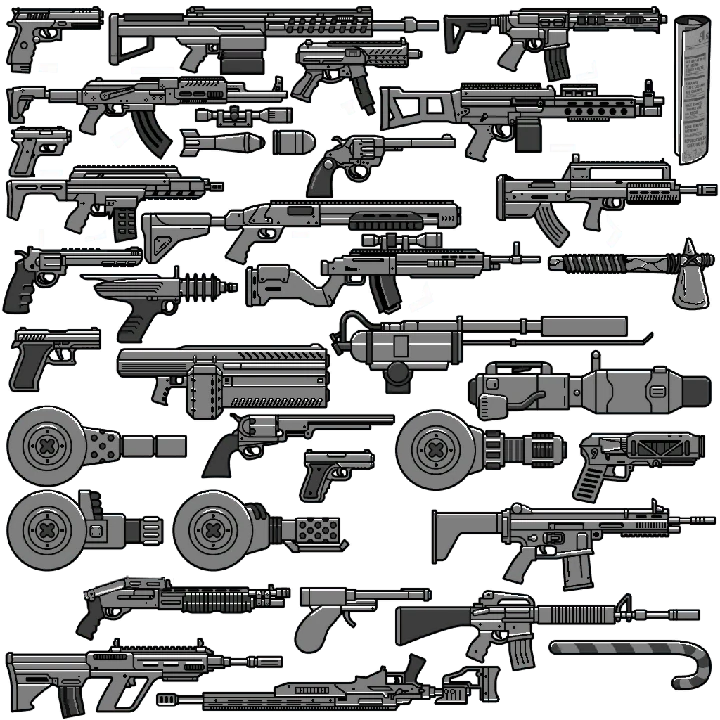 Иконка Combat Shotgun со сложенным прикладом