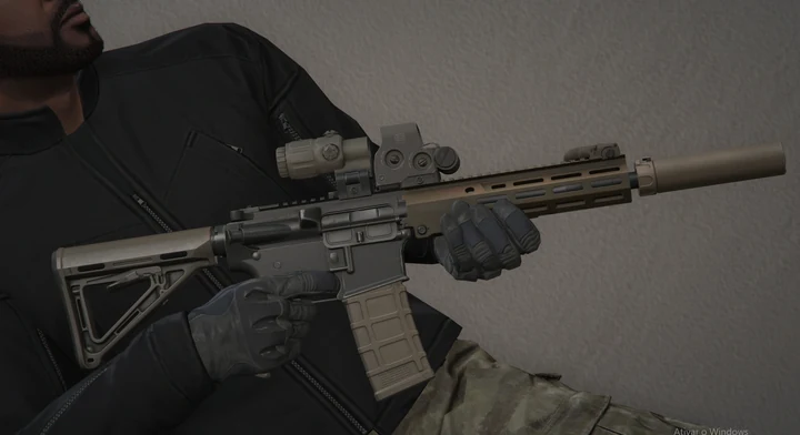 Кастомная M4A1 из Escape from Tarkov [Анимированная]