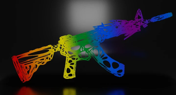 Rainbow Mutant - анимированный карабин