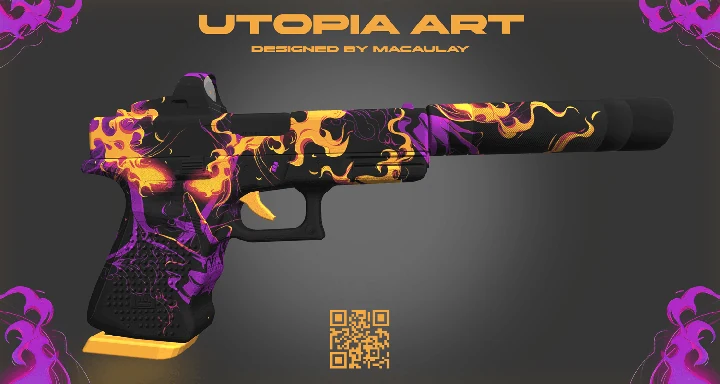 Glock 19 «Disintegration» от Utopia Art
