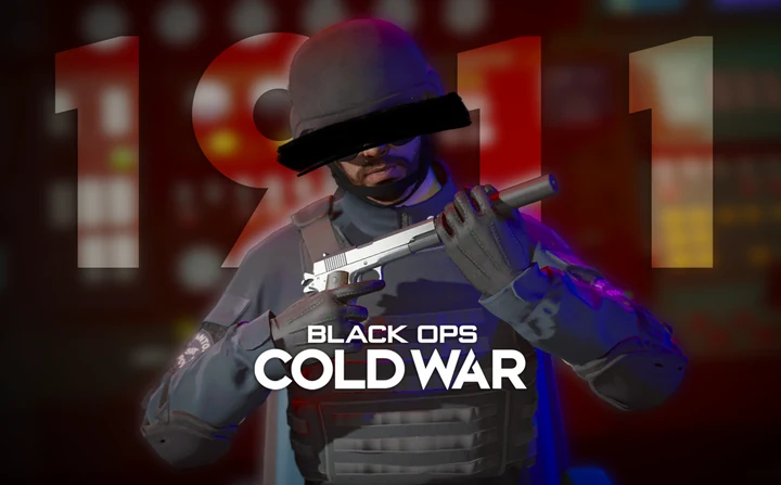 Хромированный Colt 1911 из Call of Duty: Black Ops Cold War