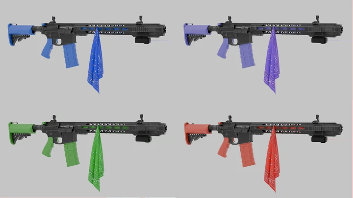 AR-15 с вариантами для банд [Replace | FiveM Add-On]