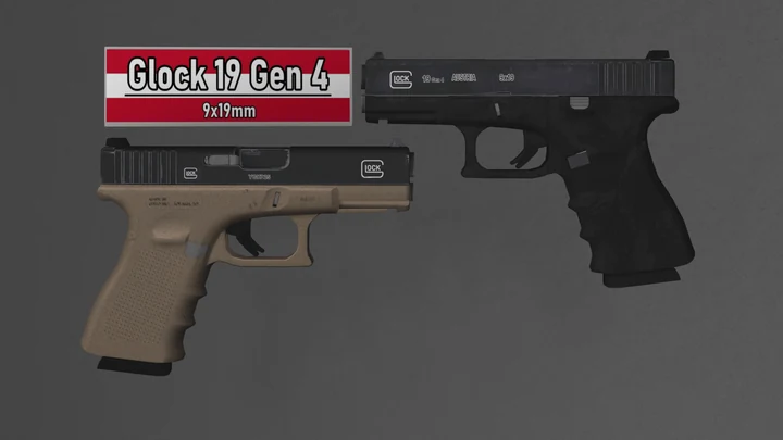 Glock 19 Gen 4 из Ready or Not - 2 варианта