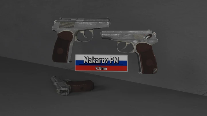 Пистолет Макарова [Анимации]
