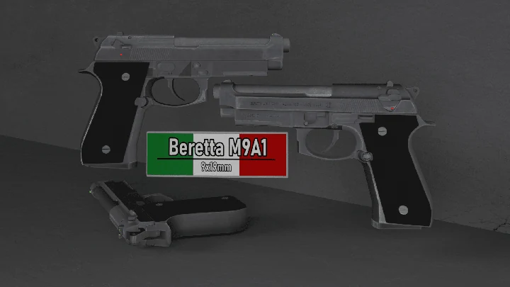 Beretta M9A1 [Анимации]