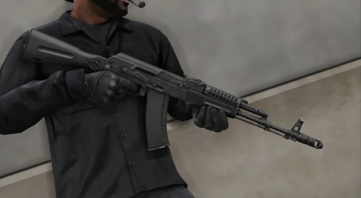 Кастомный AK-74M из EFT [Animated]