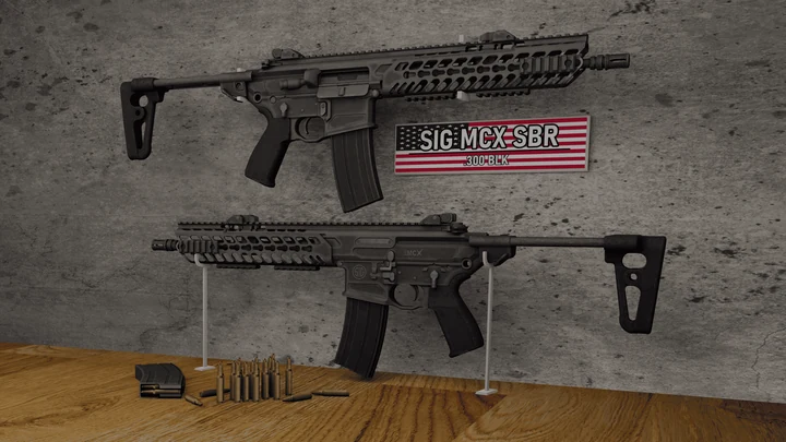 SIG MCX SBR из Ready or Not