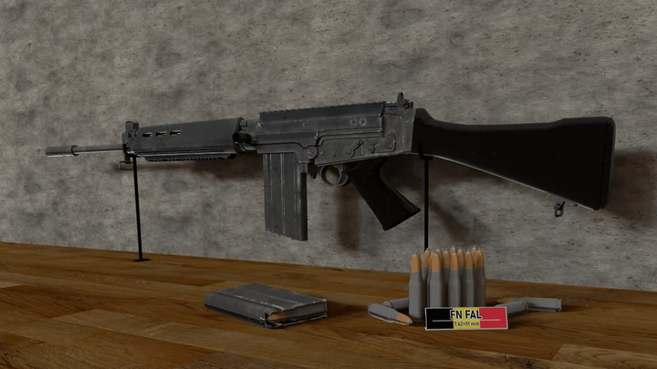 FN FAL из Ready or Not [2 версии]