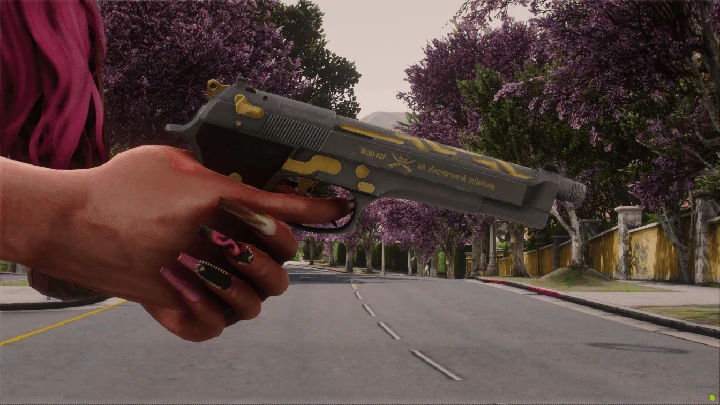 Пистолет Sword Cutlass Реви из Black Lagoon
